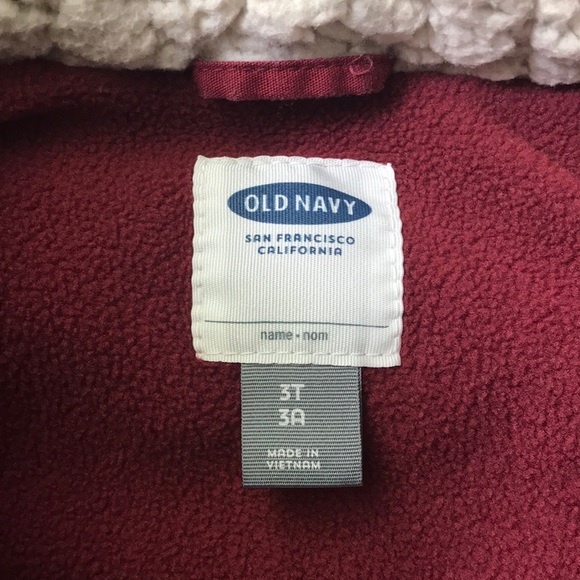 Cranberry-colored Hooded Pullover - Picture 3 of 3